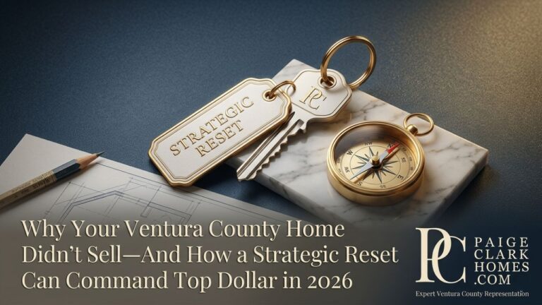 Why Your Ventura County Home Didn’t Sell And How a Strategic Reset Can Command Top Dollar in 2026