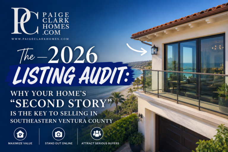 The 2026 Listing Audit: Why Your Home’s “Second Story” is the Key to Selling in Southeastern Ventura County